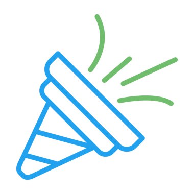 Koni simge vektör çizim