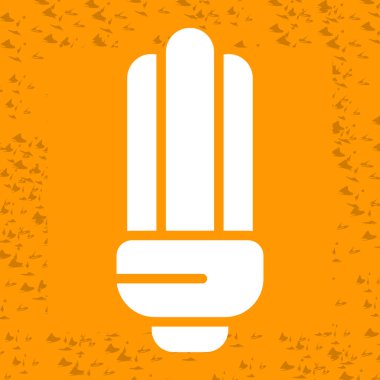 ampul web simge vektör çizim 