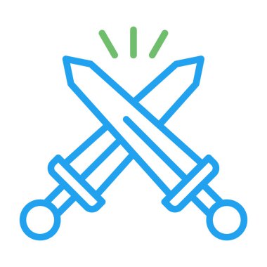 Çapraz ikon vektörü. çizgi sembolü işareti. renk kontur sembolü resimlemesi