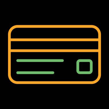 kart simge vektör çizim