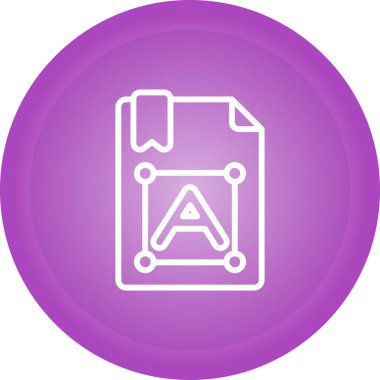 Kitap simgesinin vektör illüstrasyonu