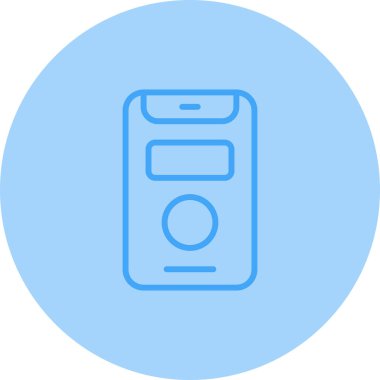 akıllı telefon web simgesi vektör çizimi