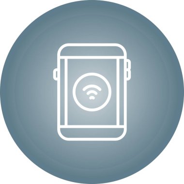 akıllı telefon web simgesi vektör çizimi