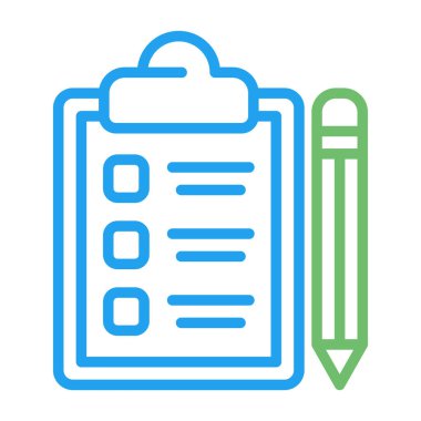 Kalem. Web simgesi basit illüstrasyon