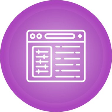 ayarları web simge vektör çizim 