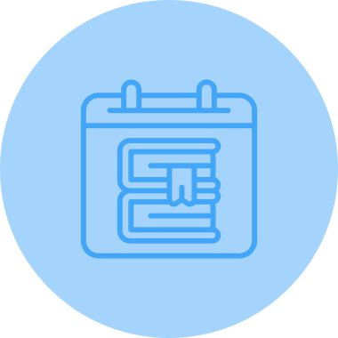 Takvim. Web simgesi basit illüstrasyon