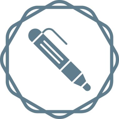 Bir kalem ağı simgesinin vektör illüstrasyonu