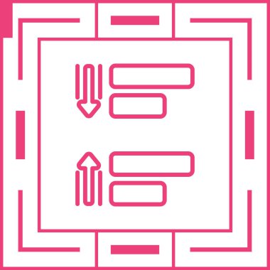 Modern bir simgenin vektör illüstrasyonu