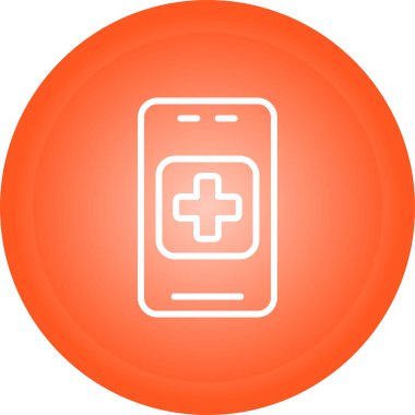 Vektör Mobil simge illüstrasyonu