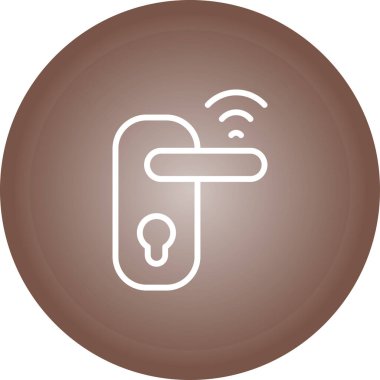 Eşsiz kablosuz vektör simgesi