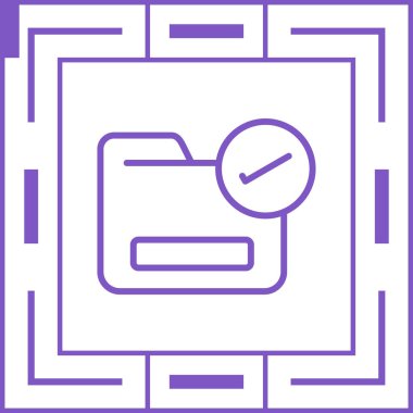 Bir takvim simgesinin vektör illüstrasyonu