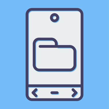 Kredi kartı vektör illüstrasyonlu akıllı telefon