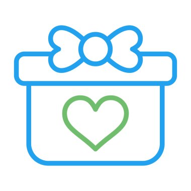 Kalp şeklinde hediye kutusu