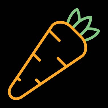 Havuç diyeti simgesi - ana hatlarıyla