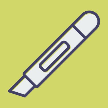 kalem simgesi tasarım, vektör çizim