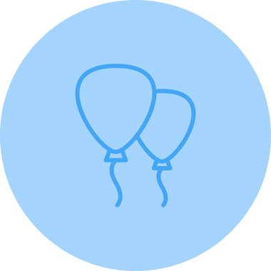 balon ikon vektör illüstrasyonu