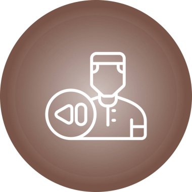 Doktor Web simgesi vektör illüstrasyonu