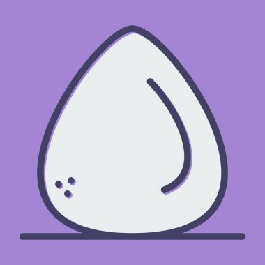 Yumurta. Web simgesi basit illüstrasyon