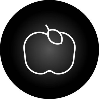 elma simgesi web illüstrasyonu