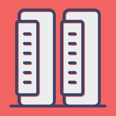 iki dizin vektör illüstrasyonu