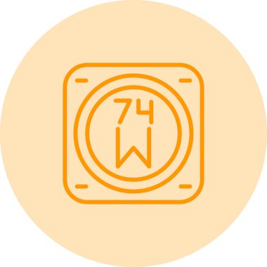 Bir b eksikliği simgesinin vektör çizimi