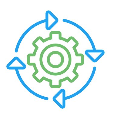 Simge vektör illüstrasyonu ayarlanıyor