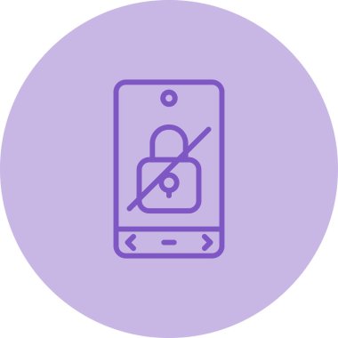 Akıllı telefon. Web simgesi basit illüstrasyon