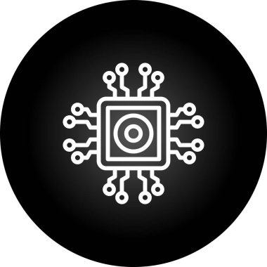 Devre İzleyici ağ ikonu vektör illüstrasyonuName