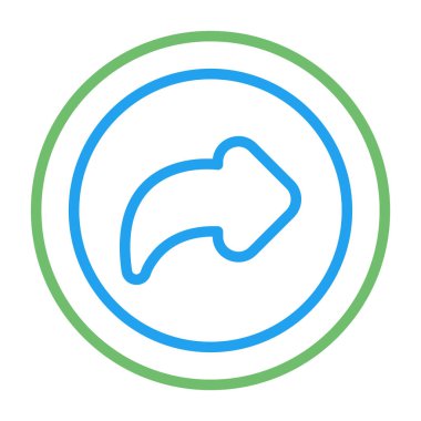 Beyaz arka planda izole edilmiş ana hatlı diş simgesi. Diş bakımı vektör illüstrasyonu