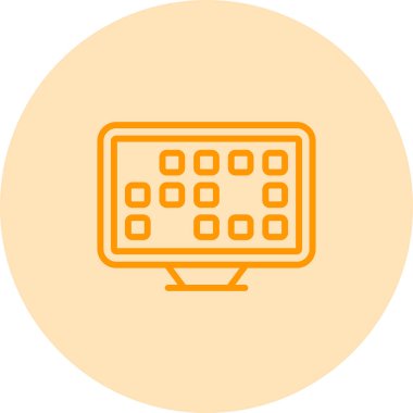 seo modern simgesinin vektör illüstrasyonu