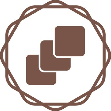 Kahve Fasulyesi simgesi, vektör illüstrasyonu