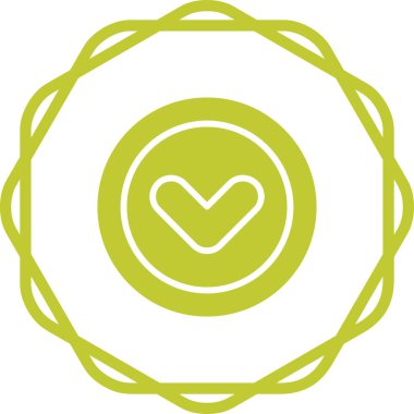 Kalp ikonu vektör illüstrasyonu