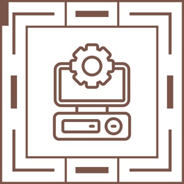 seo modern simgesinin vektör illüstrasyonu