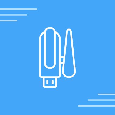 Elektrik simge vektör çizim