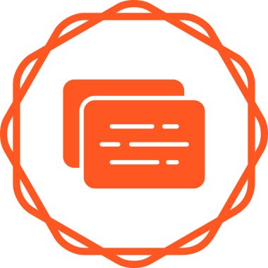 Bir belge simgesinin vektör illüstrasyonu