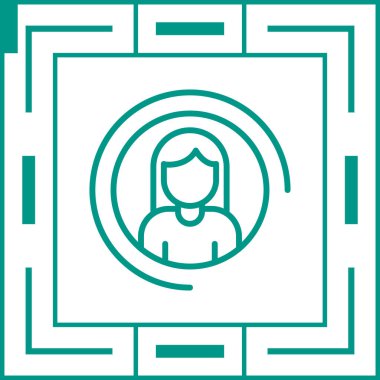 Kadın vektör illüstrasyonu