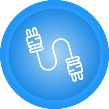 Elektrikli el ikonu. vektör illüstrasyonu