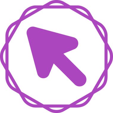 Modern bir simgenin vektör illüstrasyonu