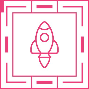 uzay roketi kutsal kişilerin resmi, vektör çizim