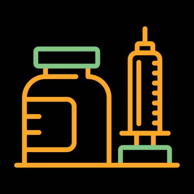 - Uyuşturucu. Web simgesi basit illüstrasyon