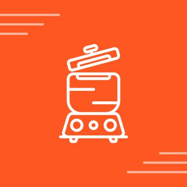 Bir tren simgesinin vektör illüstrasyonu