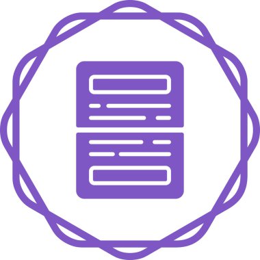 belge simgesi, vektör illüstrasyonu