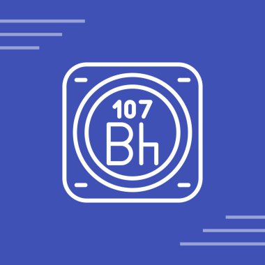 Kimyasal metal işareti ağ basit illüstrasyon