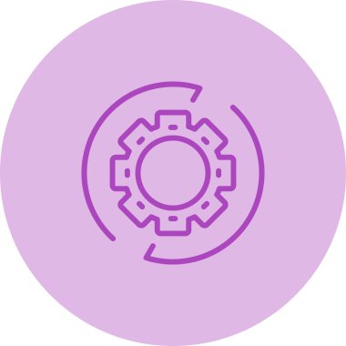 dişli modern vektör simgesi