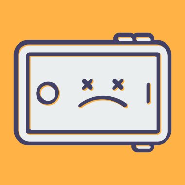 Tabletli hüzünlü ifade.