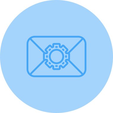 zarf web simgesi, vektör illüstrasyonu 