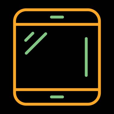 Renk arkaplanı üzerinde geliştirme için web simgesi