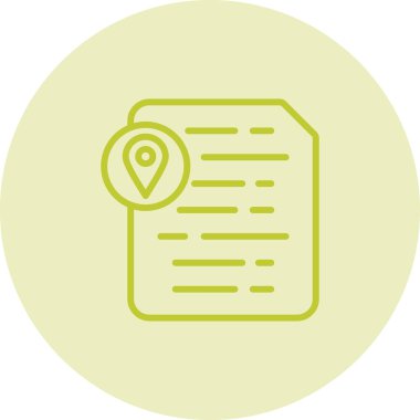 harita konumu vektör simgesi modern illüstrasyon