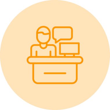 Bilgisayar. Web simgesi basit illüstrasyon