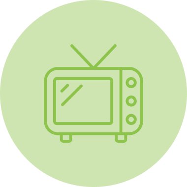 televizyon simgesi vektör illüstrasyonu